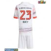 Bayern Munich Sacha Boey #23 Auswärts Trikotsatz Kinder 2025-26 Kurzarm (+ Kurze Hosen)